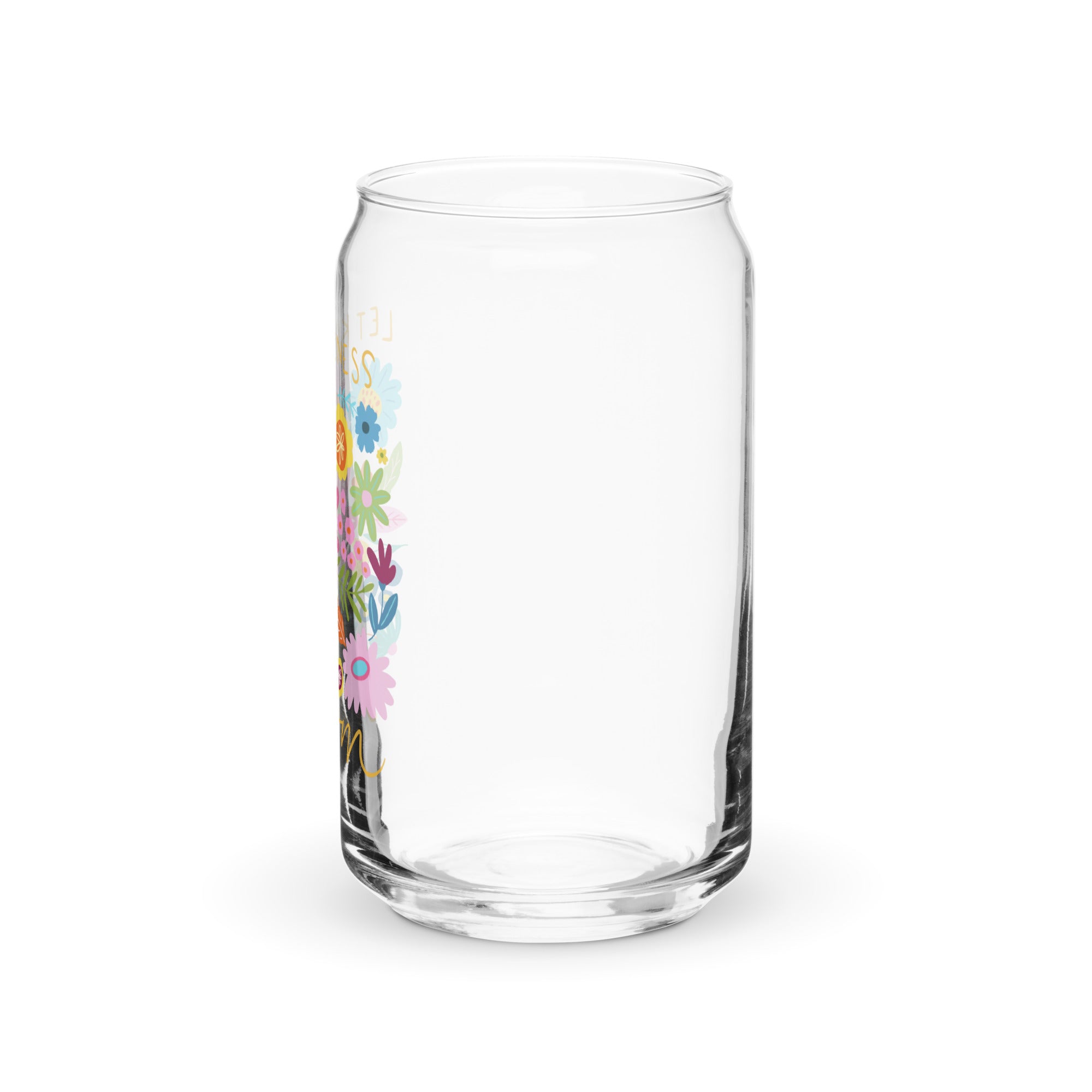 Can-shaped glass