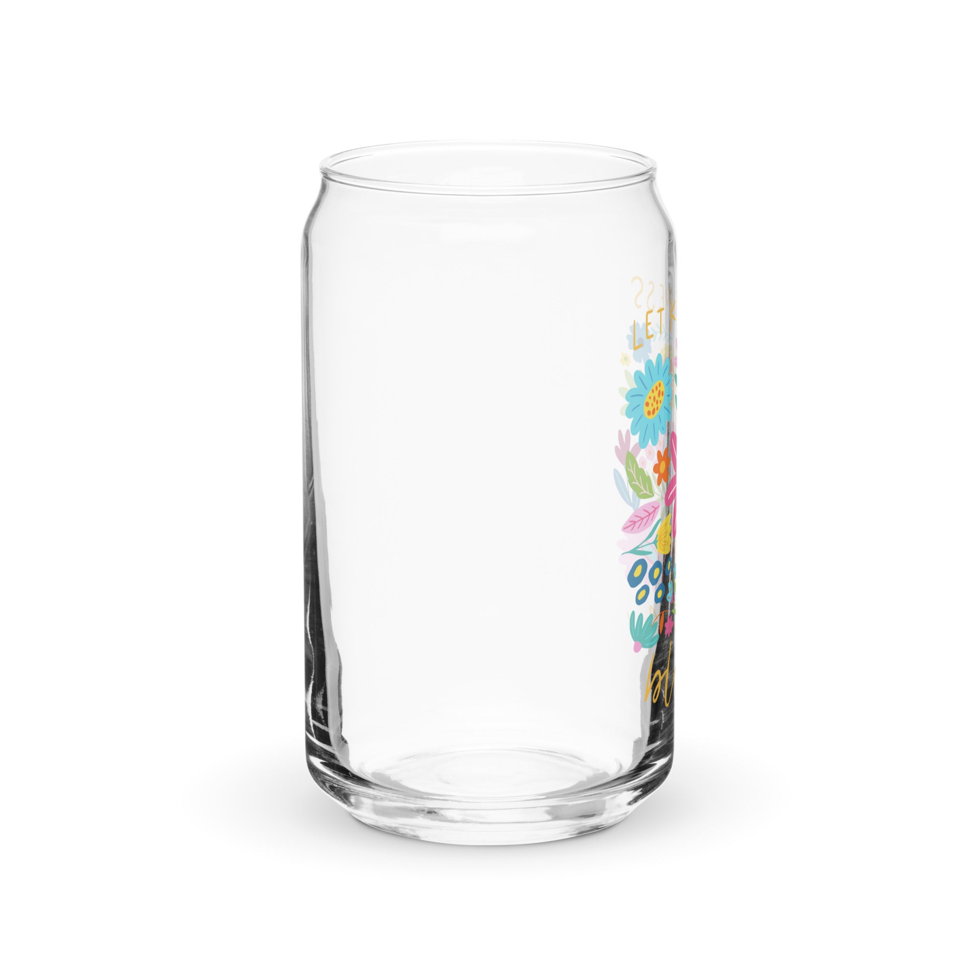 Can-shaped glass